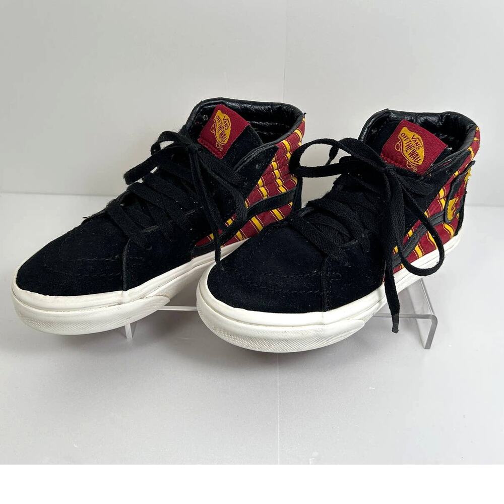 VANS Sk8-Hi Harry Potter Youth Size 13 Black Maroon Gold Gryffindor - Picture 3 of 8